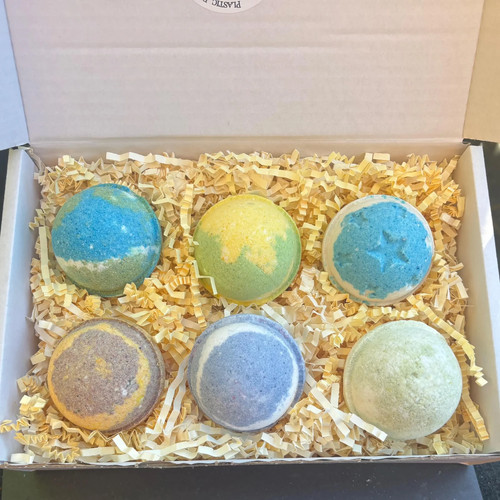 Bath bombs men gift set - men's,