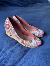 Desigual Wedge Shoes 41 UK 7