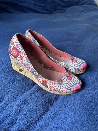 Desigual wedge shoes 7 - 41, uk