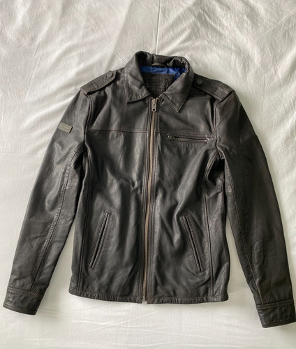 Superdry mens brown - superdry, leather