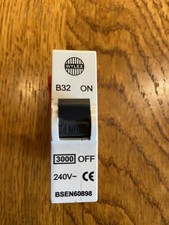 Wylex 32 Amp Plug In MCB With