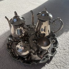Vintage 5 Piece Tea and Coffee