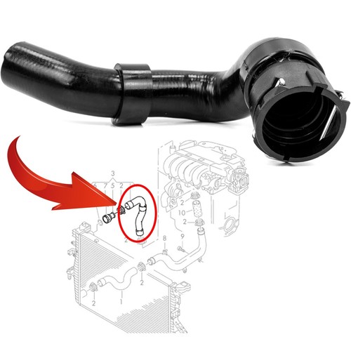 Radiator hose upper for - radiator,