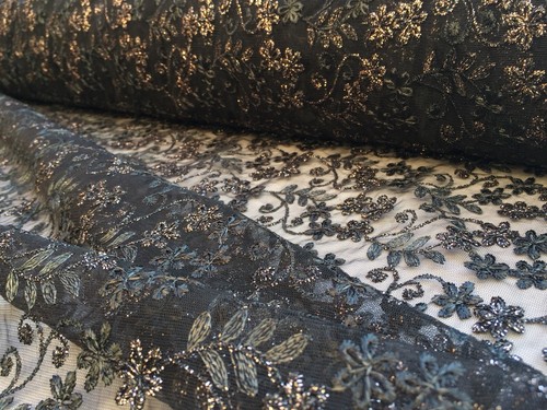 Embroidered french lace - french,