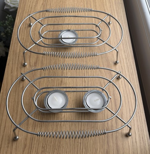 Pair stainless steel tea - of,