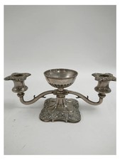 Vintage Silver Plated 3 Arm