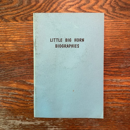 Little big horn - little, biographies