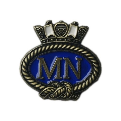 Merchant navy crest enamel - merchant,