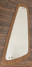 Danish Asymmetrical Teak Vintage Mid-Century Wall Mirror c.1960