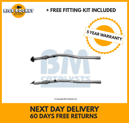 Front flexi exhaust pipe - front, &