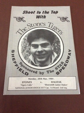 1984 SHEFFIELD TIGER CUBS v HALIFAX JUNIOR DUKES 28th MAY ( GOOD CONDITION )