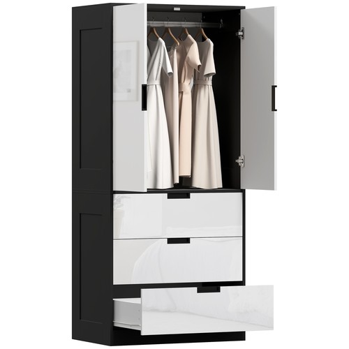 Homcom modern clothes storage - homcom,