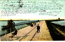 South Shields Tyne & Wear Vintage Postcard Posted 1905