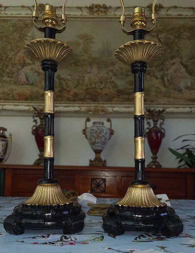 Ornate black gold - &,