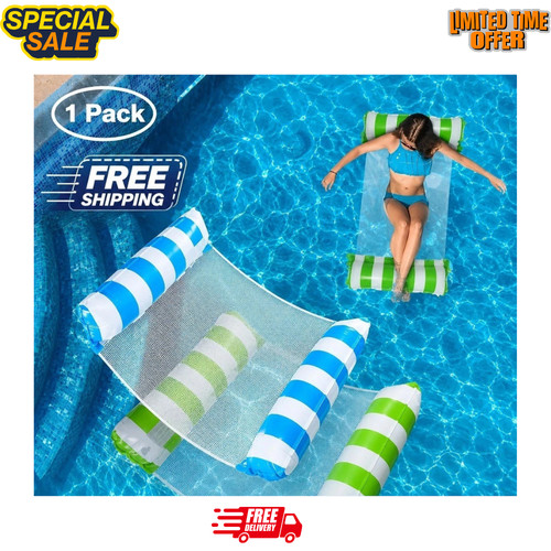 Inflatable float hammock pool - hammock,