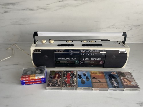 Vintage 1970s sharp boombox - sharp,