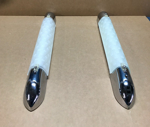 Vtg pair chrome - , art