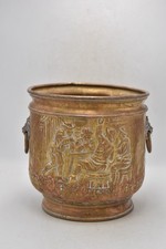 Large Antique Brass Jardiniere