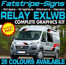to fit CITROEN RELAY L4 EXLWB GRAPHICS STICKERS STRIPES DAY VAN CAMPER MOTORHOME