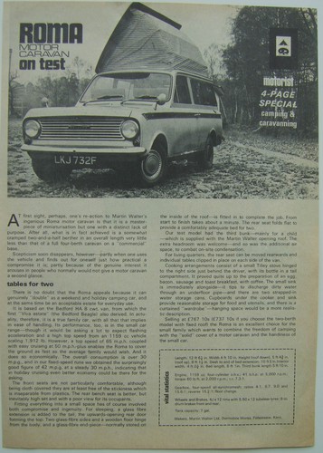 Vauxhall bedford roma motor - roma,