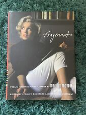 Marilyn Monroe Book Fragments Her Poems, Intimate Notes & Letters By Marilyn