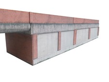 CONCRETE & BRICK RETAINING WALL OO GAUGE CARD KIT 1:76 SCALE FOR MODEL RAILWAY