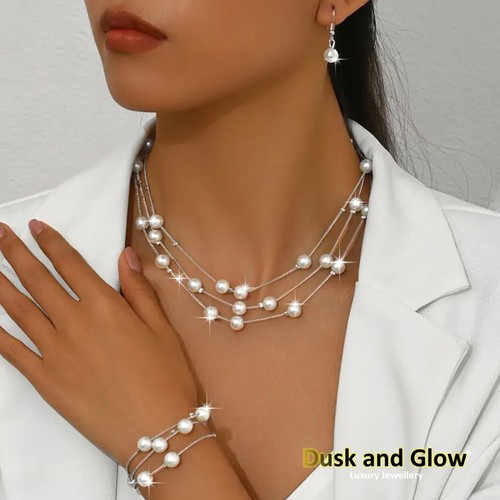 Women faux pearl - pearl, jewelry
