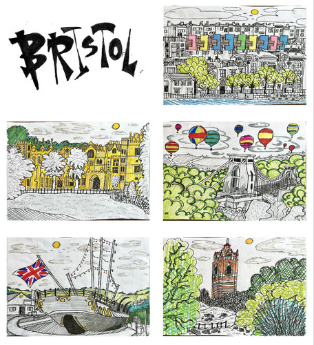 Unique postcards bristol - unique, of