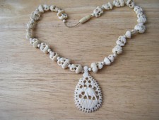 Vintage carved Bovine Bone