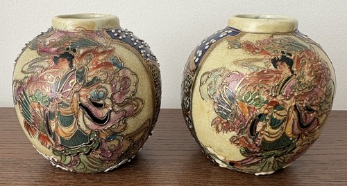 Pair royal hand painted - hand,