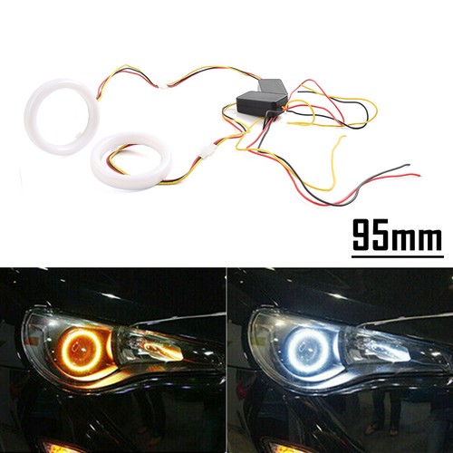 White amber 95mm switchback - 2x,