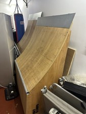 Two Wooden Skate Board Ramps