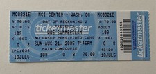 WWE Summerslam 2005 ticket