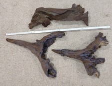 3 pieces of large bogwood for fish tank or aquarium