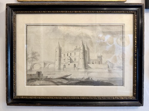Large 18th century ink - large, wash