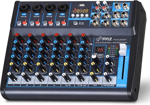 Pyle audio mixer - audio, channel