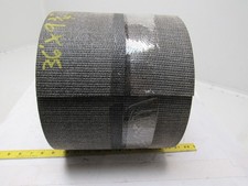 Black PVC Rubber Rough Top Incline Conveyor Belt 36' X 9-3/4" X 0.273"