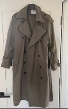 Zara  Khaki Trench Mac Coat