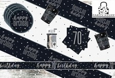 Black Silver 70th Birthday