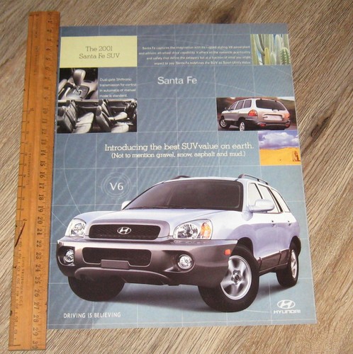 Hyundai car 2001 santa - hyundai,