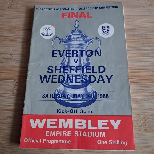 1966 cup final programme - cup,