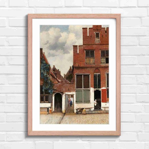 Dutch street scene with - dutch,