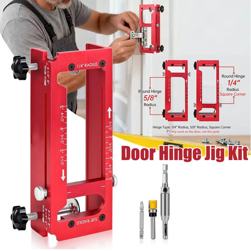 Door hinge jig - hinge, jig,