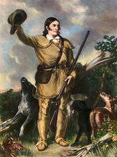 Davy Crockett frontiersman is