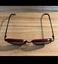 Jean Paul Gaultier 58-0004 Vintage 90s Sunglasses Glasses Black Red