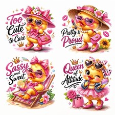 4 sheet Cute tweety UV DTF
