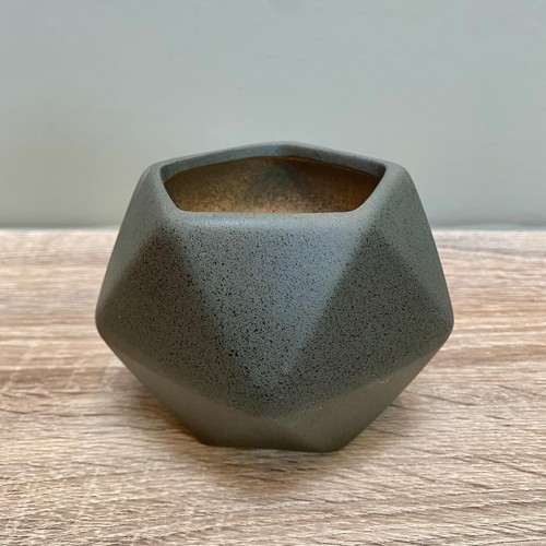 Ceramic geometric plant pots - geometric,
