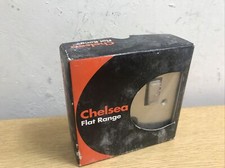 Chelsea range flate brushed chrome single socket
