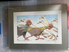 Simon Drew Hand Signed Poultry
