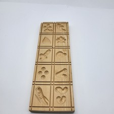 Vintage wooden cookie board